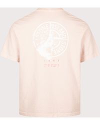 Stone Island - Regular Fit Organic Cotton 'Desert' Print T-Shirt - Lyst