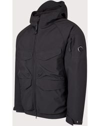 C.P. Company - C.P. Shell-R Padded Hooded Lens Jacket - Lyst