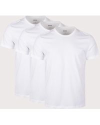 BOSS - Regular Fit 3 Pack Lightweight T-Shirt - Lyst