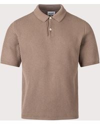 Norse Projects - Anholt Cotton Crepe Polo Shirt - Lyst