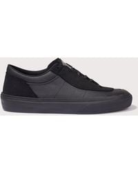 Stone Island - Canvas Suede Low Top Trainers - Lyst