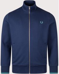 Fred Perry - Regular Fit Zip Through Sweatshirt - Lyst