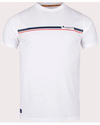 Aquascutum - Active Cotton Stripes T-shirt - Lyst