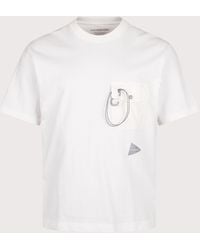 and wander - Heavy Cotton Pocket T-Shirt - Lyst