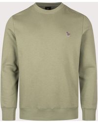 Paul Smith - Regular Fit Organic Cotton Zebra Logo Sweatshirt - Lyst