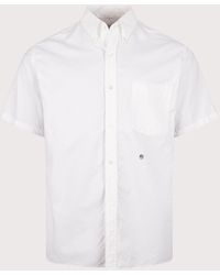 Nanamica - Relaxed Fit Button Down Wind Short Sleeve Shirt - Lyst