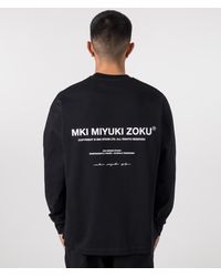 MKI Miyuki-Zoku - Oversized Long Sleeve Design Studio T-Shirt - Lyst