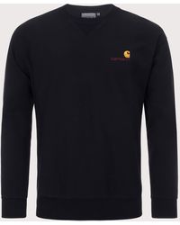 Carhartt - Loose Fit American Script Sweatshirt - Lyst