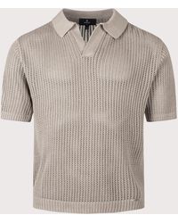 Represent - Beverly Open Gauge Knitted Polo Shirt - Lyst