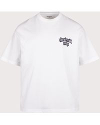 Carhartt - Oversized Fit Blackletter T-Shirt - Lyst