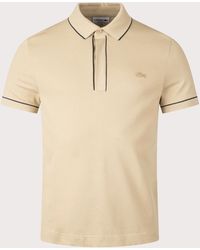 Lacoste - Ribbed Collar Shirt - Lyst