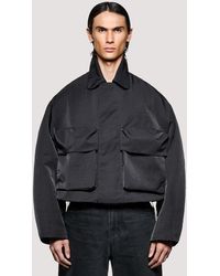 MKI Miyuki-Zoku - Box Fit Silky Nylon Pilot Jacket - Lyst
