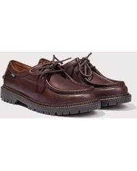 Polo Ralph Lauren - Jett Lug-Sole Leather Moc-Toe Shoes - Lyst