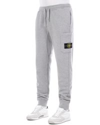 stone island fleece badge jogging bottoms