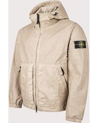 Stone Island - Organic-Look Nylon Panama-Tc Jacket - Lyst