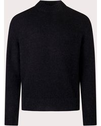 Norse Projects - Relaxed Fit Rasmus Mock Neck Brushed Jumper - Lyst