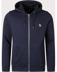 Paul Smith - Regular Fit Zebra Logo Zip Through Hoodie - Lyst