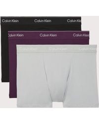 Calvin Klein - 3 Pack Relaxed Fit Trunks - Lyst