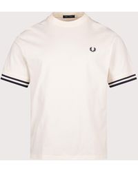 Fred Perry - Relaxed Fit Bold Tipped T-Shirt - Lyst