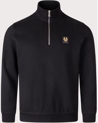 Belstaff - Quarter Zip Sweatshirt - Lyst