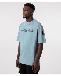 A_COLD_WALL* - * Relaxed Fit Overdye Logo T-shirt - Lyst