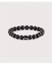 Mysterious Jeweller - Lava Stone Beaded Stretch Bracelet - Lyst