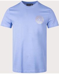 Versace - S V Emblem T Foil T-shirt - Lyst