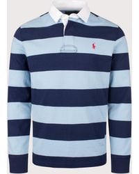 Polo Ralph Lauren - Classic Fit The Iconic Striped Rugby Shirt - Lyst