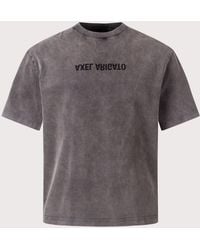 Axel Arigato - Oversized Fit Distort Washed T-Shirt - Lyst