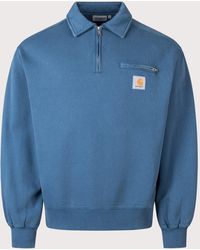 Carhartt - Balloon Fit Half Zip Detroit Sweatshirt - Lyst