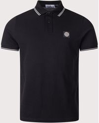 Stone Island - Slim Fit Organic Cotton Polo Shirt - Lyst