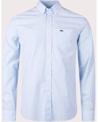 Lacoste - Premium Cotton Shirt - Lyst