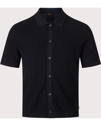 BOSS - Relaxed Fit Akepalo Knitted Polo Shirt - Lyst