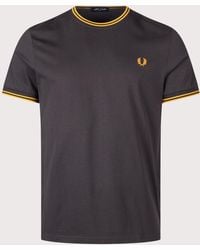Fred Perry - Regular Fit Twin Tipped T-Shirt - Lyst