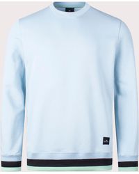 PS by Paul Smith - Contrast Ribbed Sweatshirt - Lyst