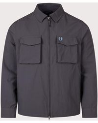 Fred Perry - Regular Fit Ripstop Pocket Overshirt - Lyst
