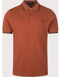 Fred Perry - Regular Fit Twin Tipped Polo Shirt - Lyst