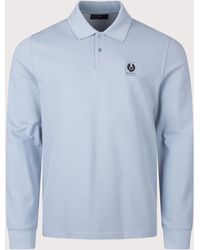 Belstaff - Regular Fit Long Sleeved Polo Shirt - Lyst