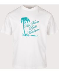 Drole de Monsieur - Palm Slogan T-Shirt - Lyst