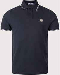 Stone Island - Slim Fit Organic Cotton Polo Shirt - Lyst