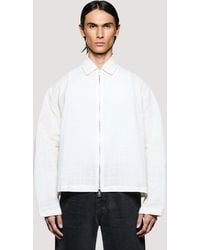MKI Miyuki-Zoku - Box Fit Loose Weave Check Rider - Lyst
