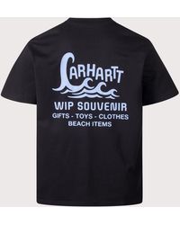 Carhartt - Loose Fit Waves T-Shirt - Lyst