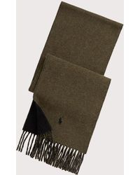 Polo Ralph Lauren - Reversible Wool Blend Scarf - Lyst