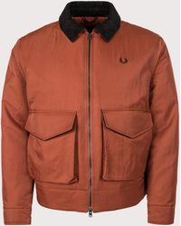 Fred Perry - Regular Fit Nylon Caban Jacket - Lyst