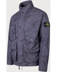 Stone Island - Faded Camo Light Ripstop-Ovd Field Jacket - Lyst