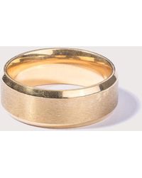 Mysterious Jeweller - Stainless Steel Band Ring - Lyst