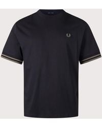 Fred Perry - Relaxed Fit Bold Tipped T-Shirt - Lyst