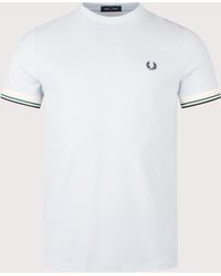 Fred Perry - Regular Fit Twin Tipped Cuff T-Shirt - Lyst