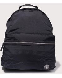 Stone Island - Coated Nylon Backpack - Lyst