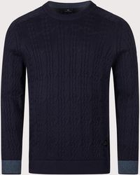 Paul Smith - Cable Knit Jumper - Lyst